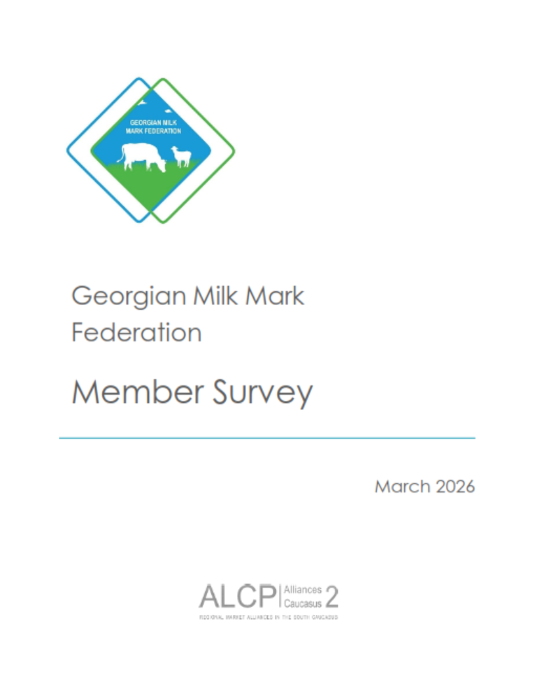 Georgian Milk Mark Federation Member Survey March 2026
